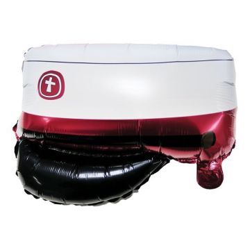 Studenterhue Folieballon Rød - 39 x 53 cm 