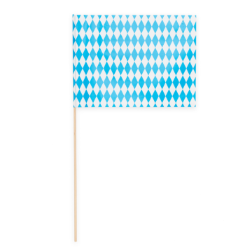 Oktoberfest flag på pind 10x - 20x30 cm