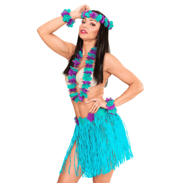 Hawaii sæt blå - 5 dele