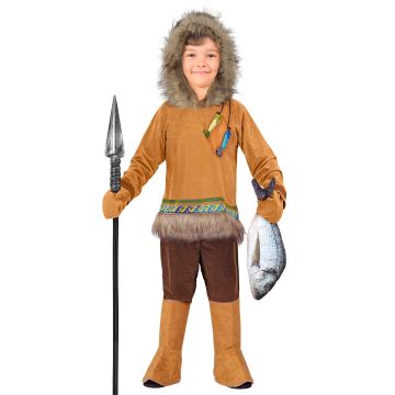 Eskimo kostume til drenge - 4 dele