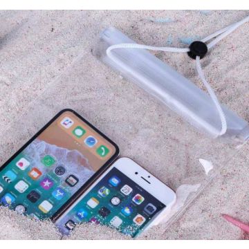 Vandtæt transparent mobilpose 27,5x17,5 cm