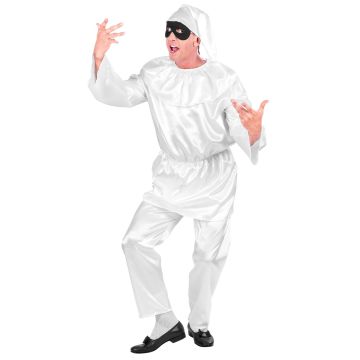 Pulcinella-klovnekostume til herrer