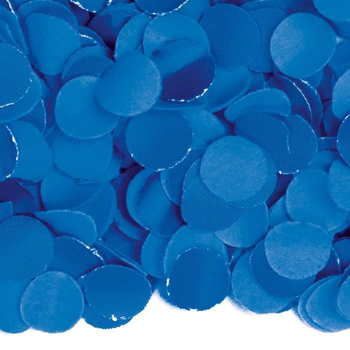 Blå løs konfetti - 1 kg
