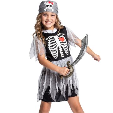 Spøgelsespirat-kostume til piger
