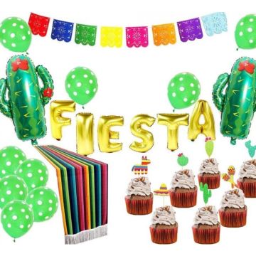 Mexicansk Temafest Dekorationer 27 Dele