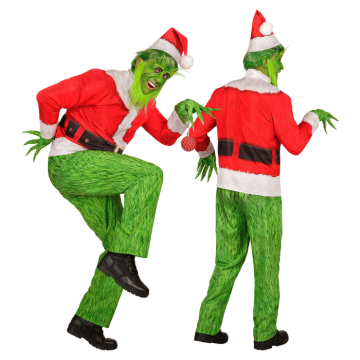 Grøn jule tyv kostume