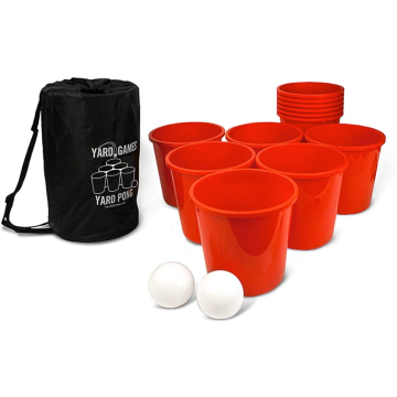 XXL Beer Pong m. 12 spande og 2 bolde