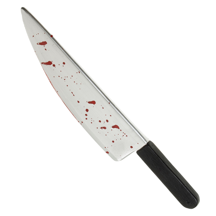 Blodig køkkenkniv 48 cm