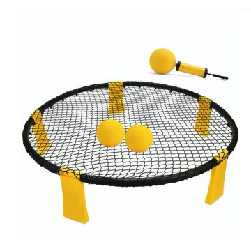 Spikeball havespil inkl 3 bolde og pumpe