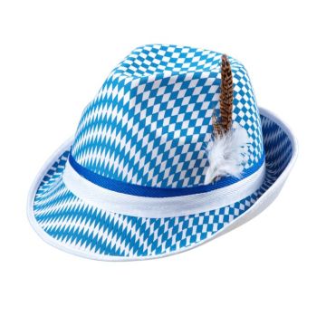 Oktoberfest Fedora Hat Med Fjer