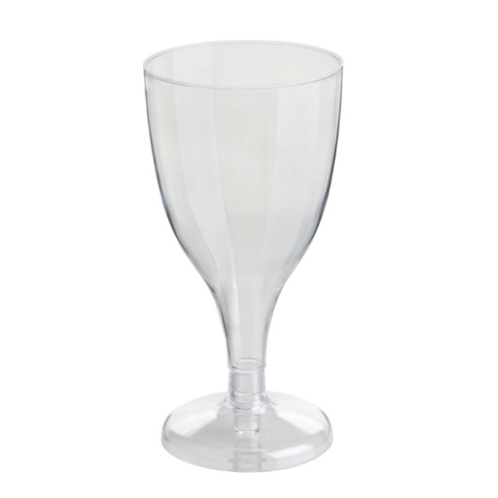 170 ml vinglas 8x plastik transparent