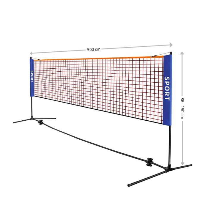 Fodbold tennis net / Volley net 5 meter