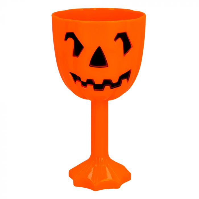 Græskar pokal plastik kop - 375 ml