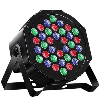 LED disko lampe med 36 LED lys