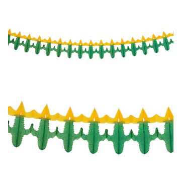 Mexicansk kaktus med sombrero guirlande - 3 meter