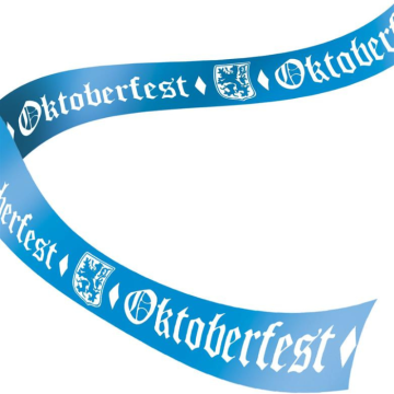 Oktoberfest dekorationsbaner 500x8 cm