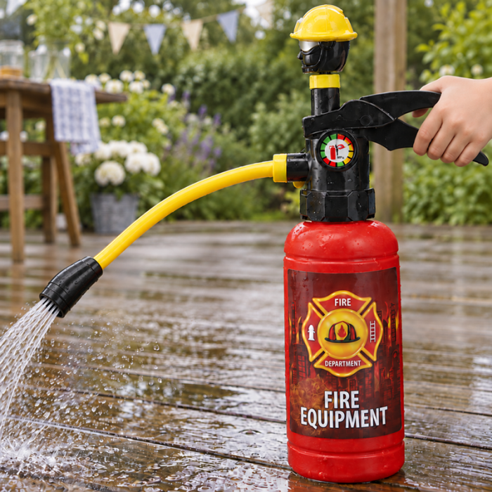 Vandpistol formet som brandslukker ca. 36 cm