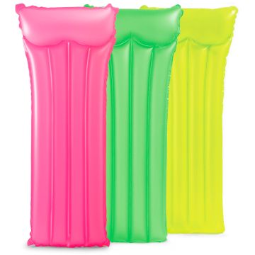 Luftmadras 183x76 cm i neonfarver