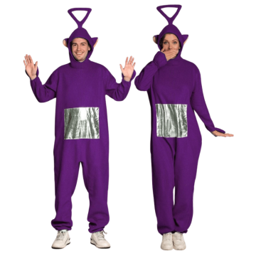 Lilla teletubbie kostume - unisex