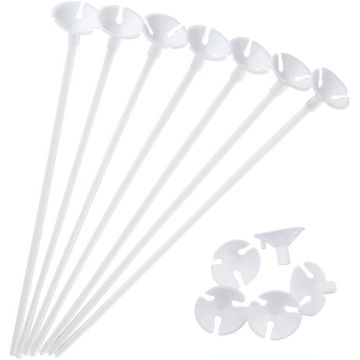Pinde til balloner i pap 10x - 40cm