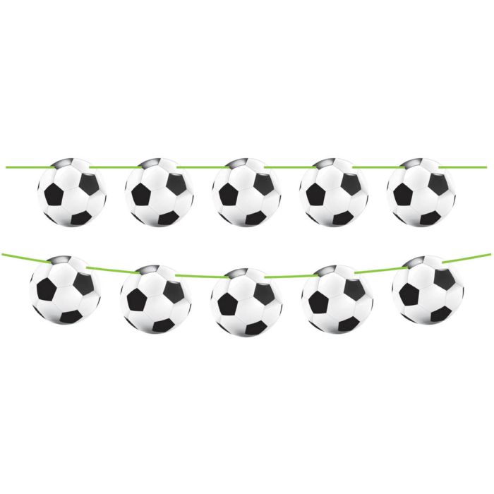Fodbold guirlande 10 m