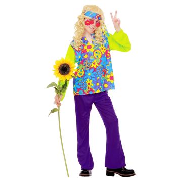 Hippie-sæt med pandebånd og halskæde til drenge