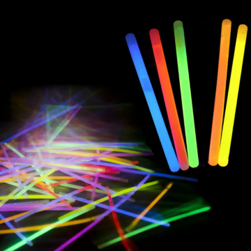 Jumbo knæklys sæt 10x mix 1,2x25 cm