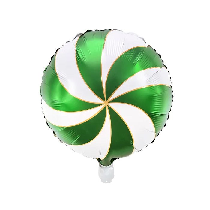Slik folie ballon grøn - 35 cm