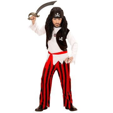 Sørøver kostume med pandebånd