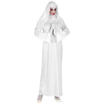 Spøgelsesnonnekostume til damer