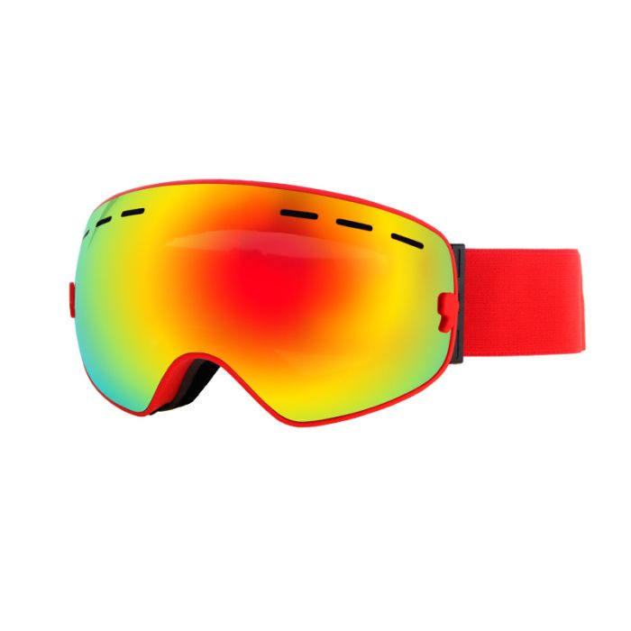 Ski goggles m. rød spejlrefleks - onesize 