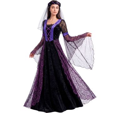 Gothic Princess kostume i fløjl