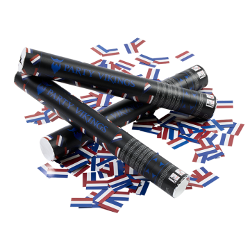 Holland konfettirør 40 cm PartyVikings Rektangulær konfetti