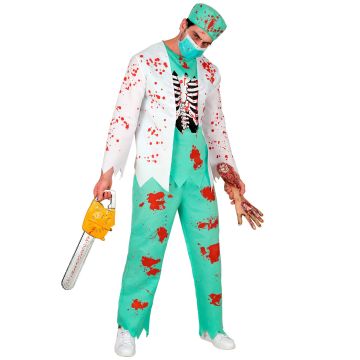 Zombielægekostume til herrer