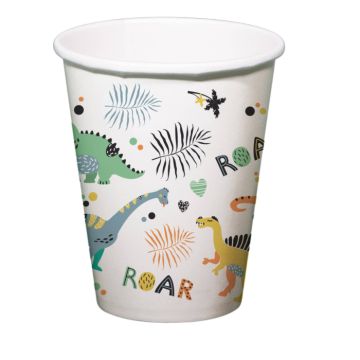 Papkrus med dinosaur motiver 6x - 250 ml