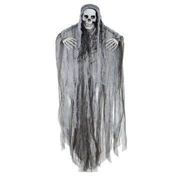 Sort døden skelet spøgelse - 90 cm