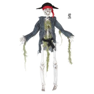 Pirat skelet med tang  - 42 cm