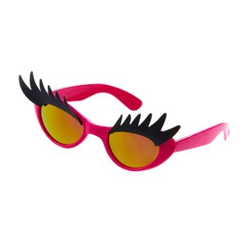 Øjenvippe solbriller i pink