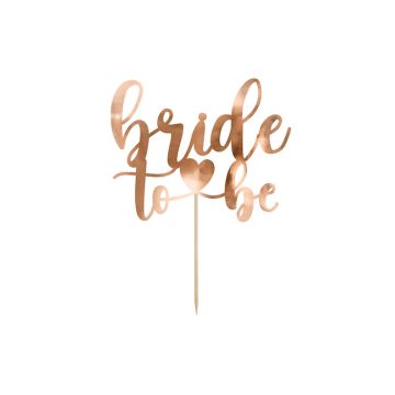 Rose Gold Bride To Be Kagedekoration