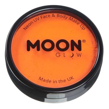 Neon UV Ansigts og Kropsmaling Intens Orange 36 g Moon Creations