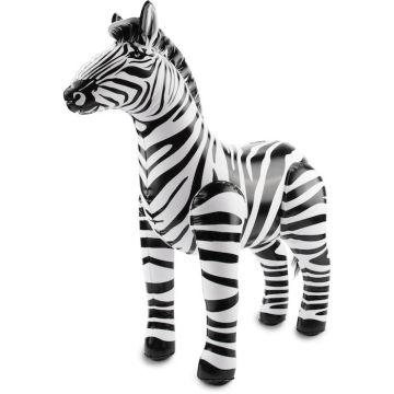 Oppustelig Zebra - 60 x 55 cm