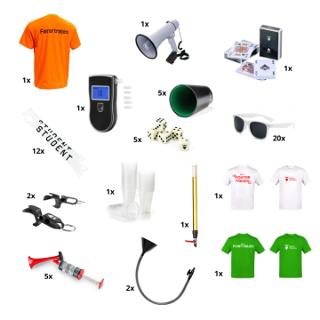 Studentervogn grundpakke deluxe