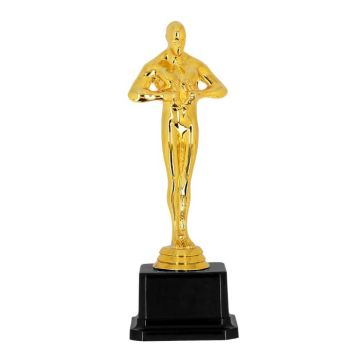 Guld farvet Hollywood statuette - 21 cm
