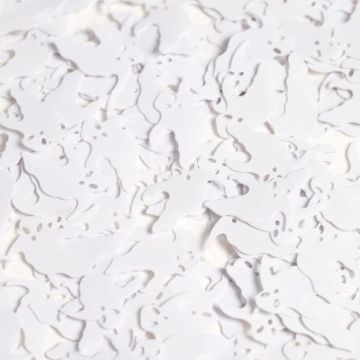 Hvidt spøgelse bordkonfetti - 14 g