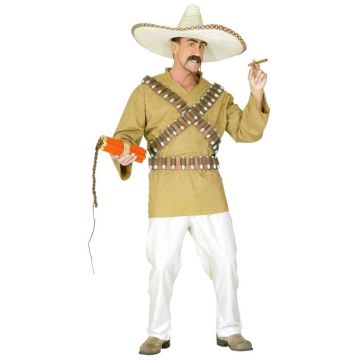 Mexicaner bandit kostume - 5 dele