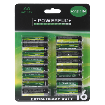 AA-batterier 16x