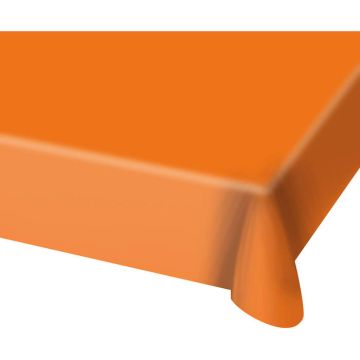 Orange plastik dug - 130x180 cm