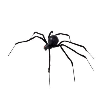 Formbar kæmpe sort enke edderkop - 90 cm