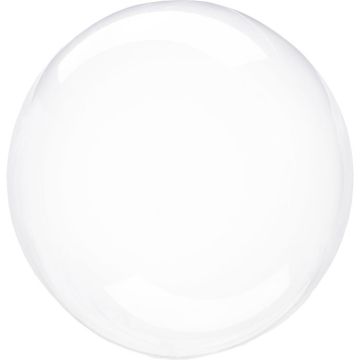 Transparent Krystal Klar Folie Ballon 40 cm