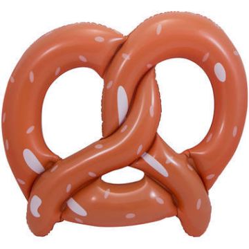 Oppustelig pretzel kringle - 45 cm